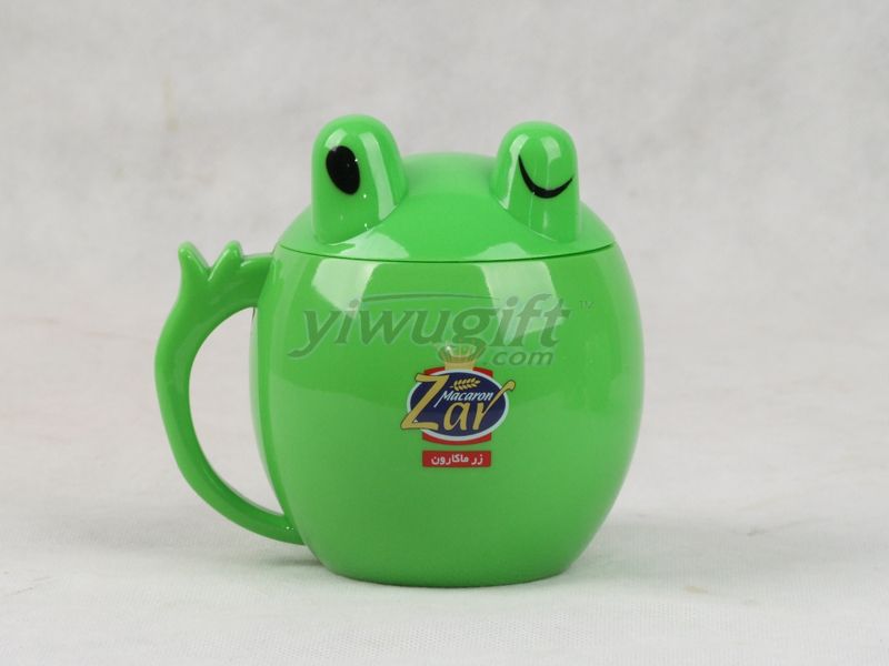 The frog cartoon cup, picture